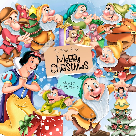 3427.昔の海外ディズニーワールド サンタピンリストクリスマス白雪姫