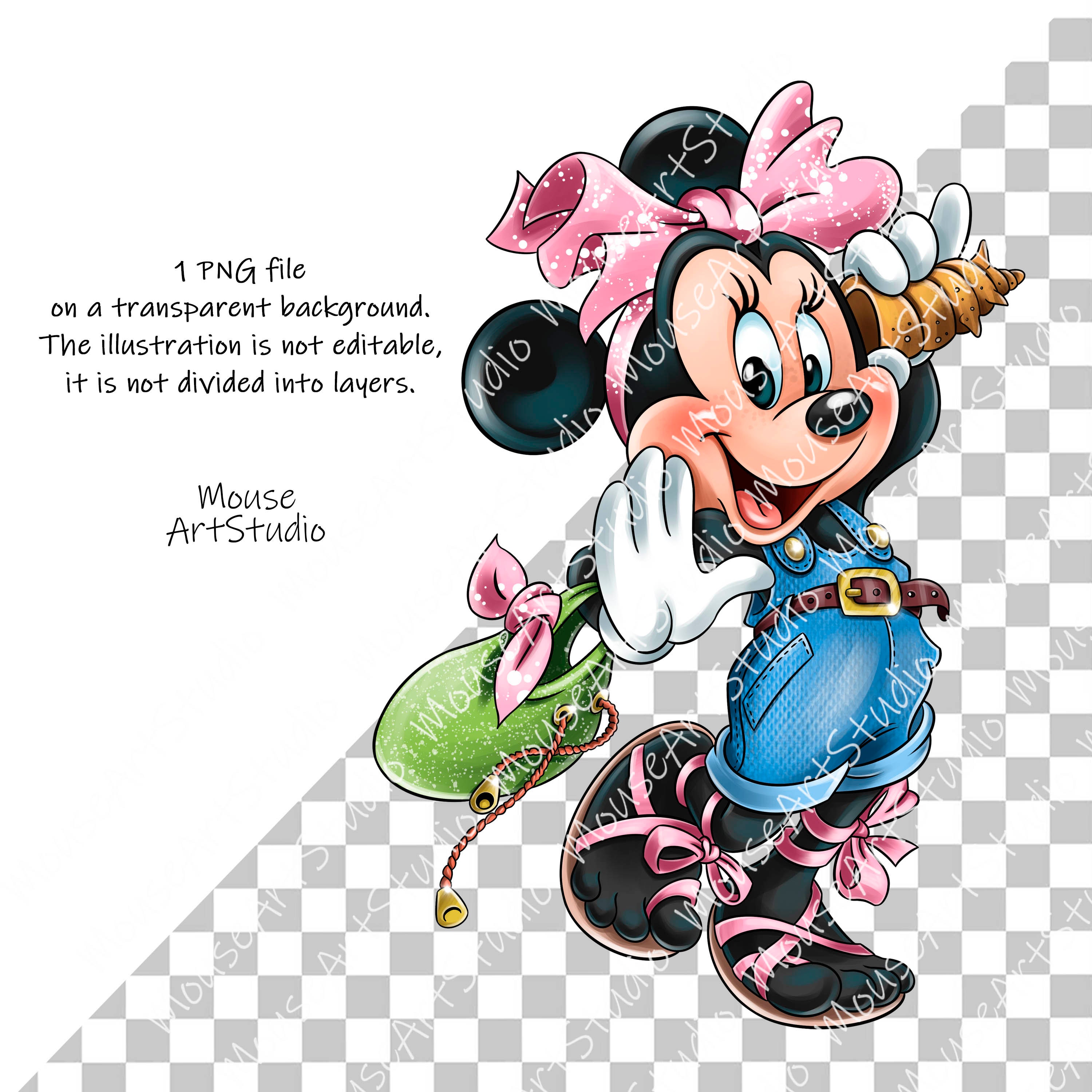 Micky Maus, Minnie Maus, Digitale Illustration, Stoffdruck,  Sublimationsdesign, Sofort Download - .de