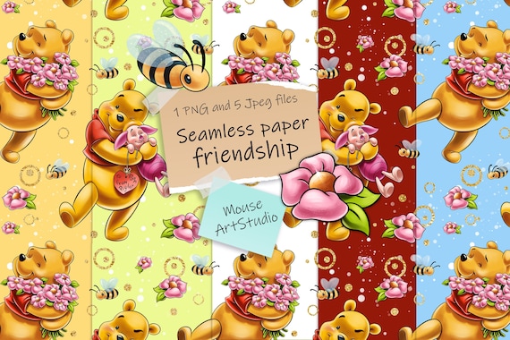 Decorative Paper, Winnie the Pooh , With Love, Gift Wrapping Paper