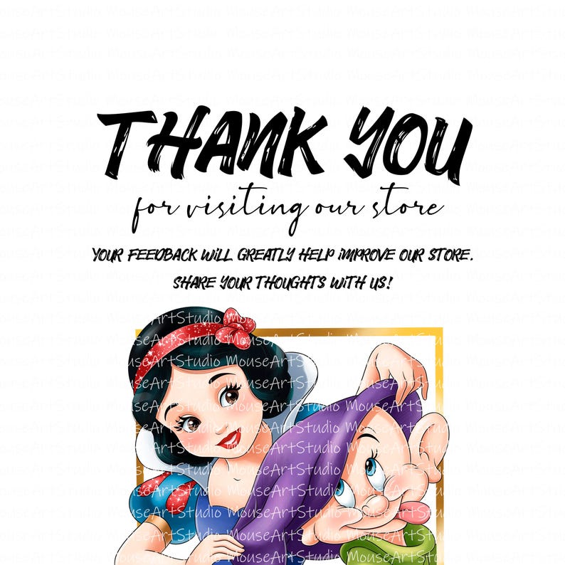 Digital illustration Snövit och Tokig: handritad clipart i PNG-format (digital nedladdning) bild 6