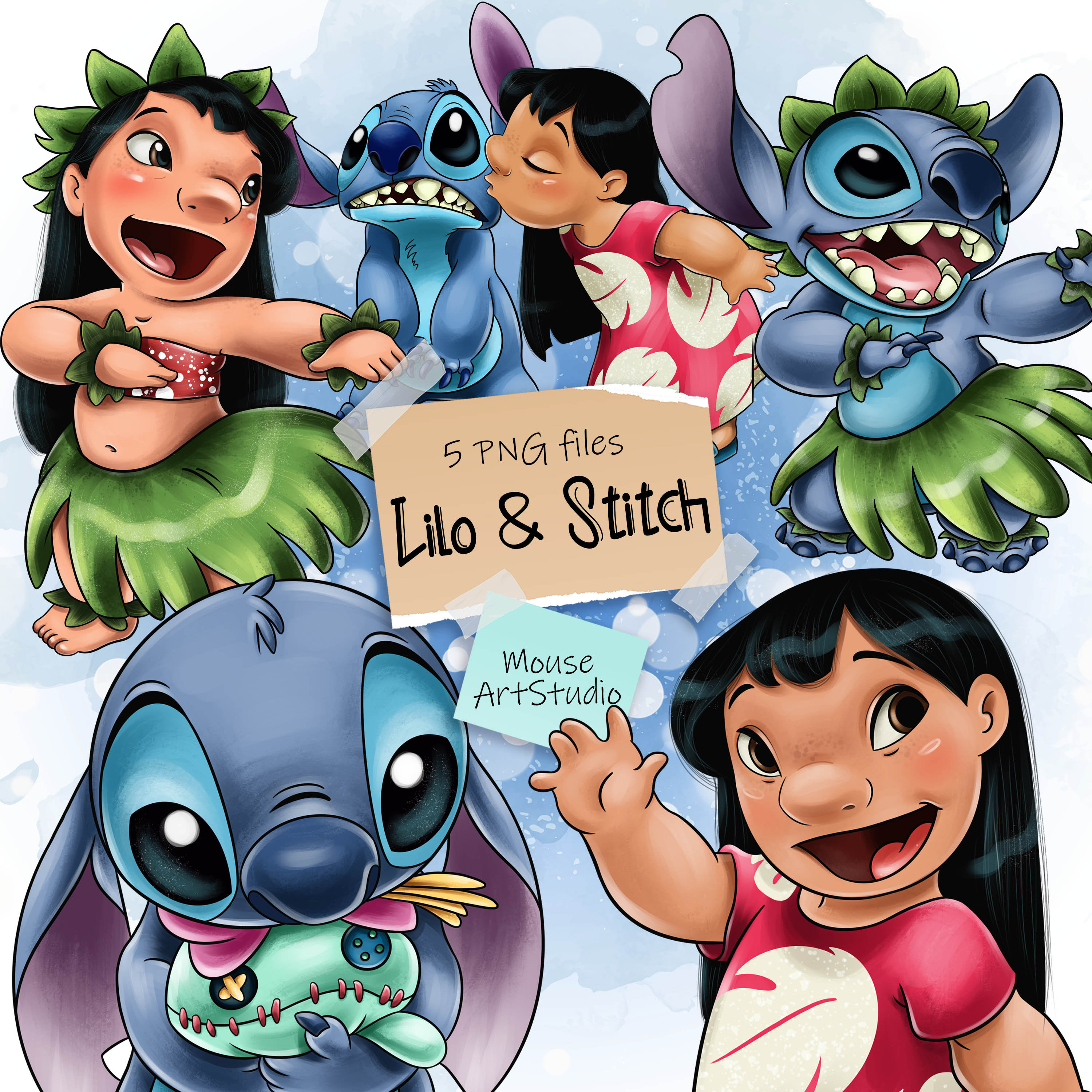 Lilo Stitch Clock Lilo Stitch Decor 