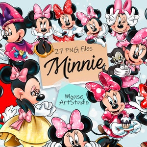 Minnie Mouse, Fashionista, Sublimation Design, Digital Illustration, Instant Download