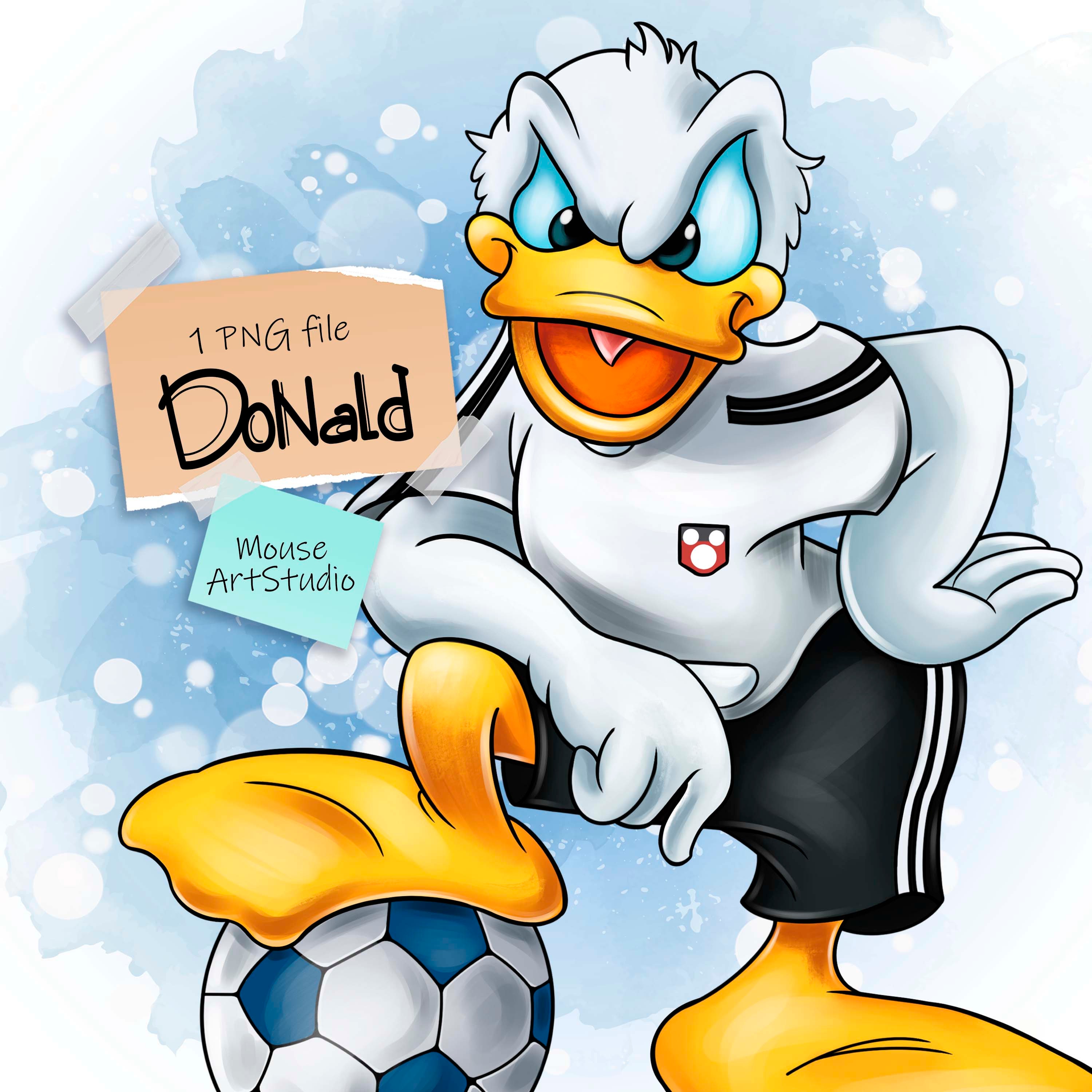 Disney Plush: Donald Duck with Soccer Ball