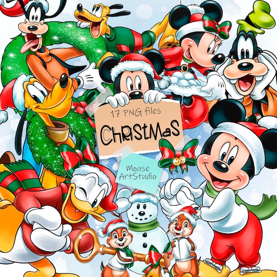 ミッキーマウスとその仲間たち、メリークリスマス、昇華デザイン