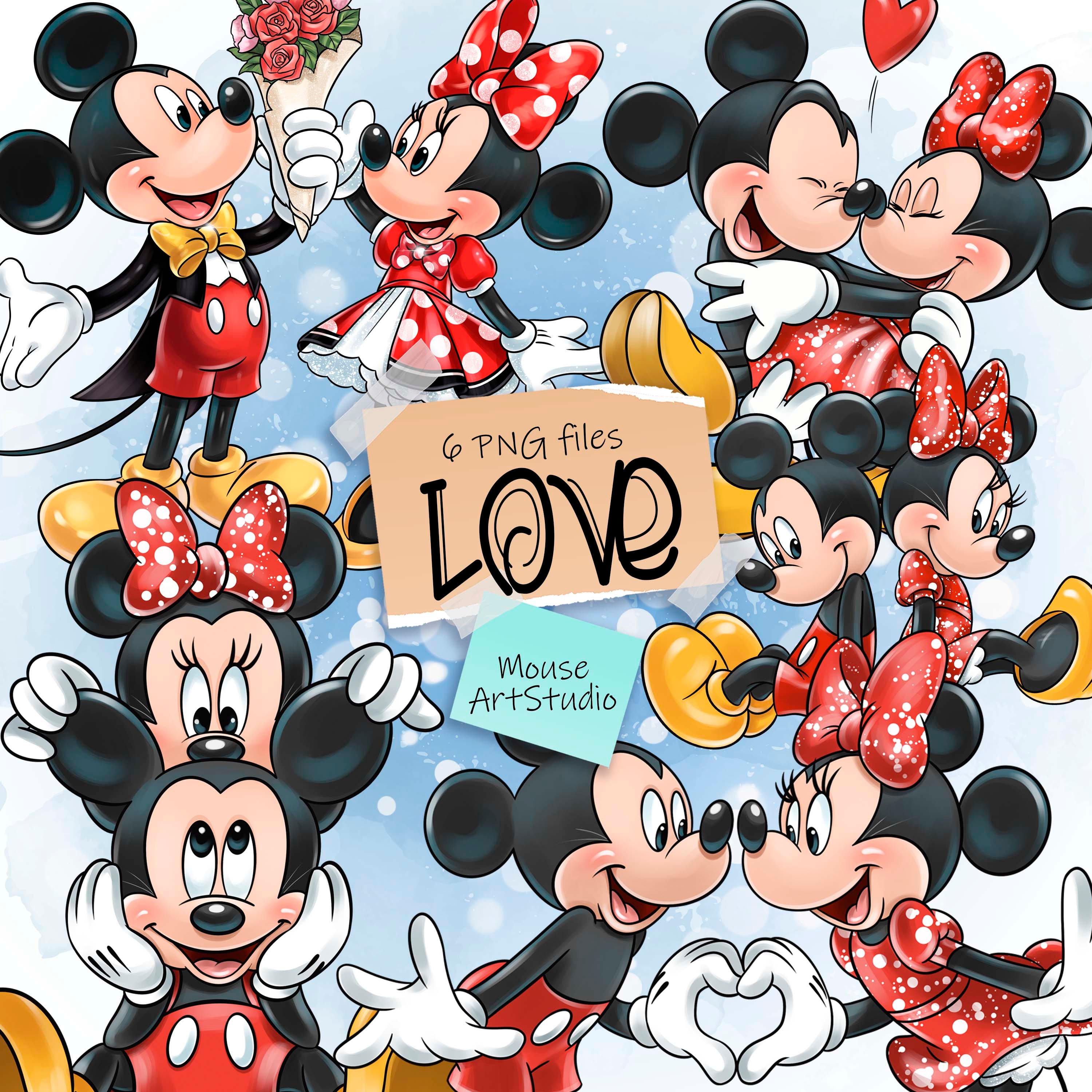 Disney Parks Blog Artists Celebrate Valentine's Day With New Mickey and  Minnie Mouse Wallpapers