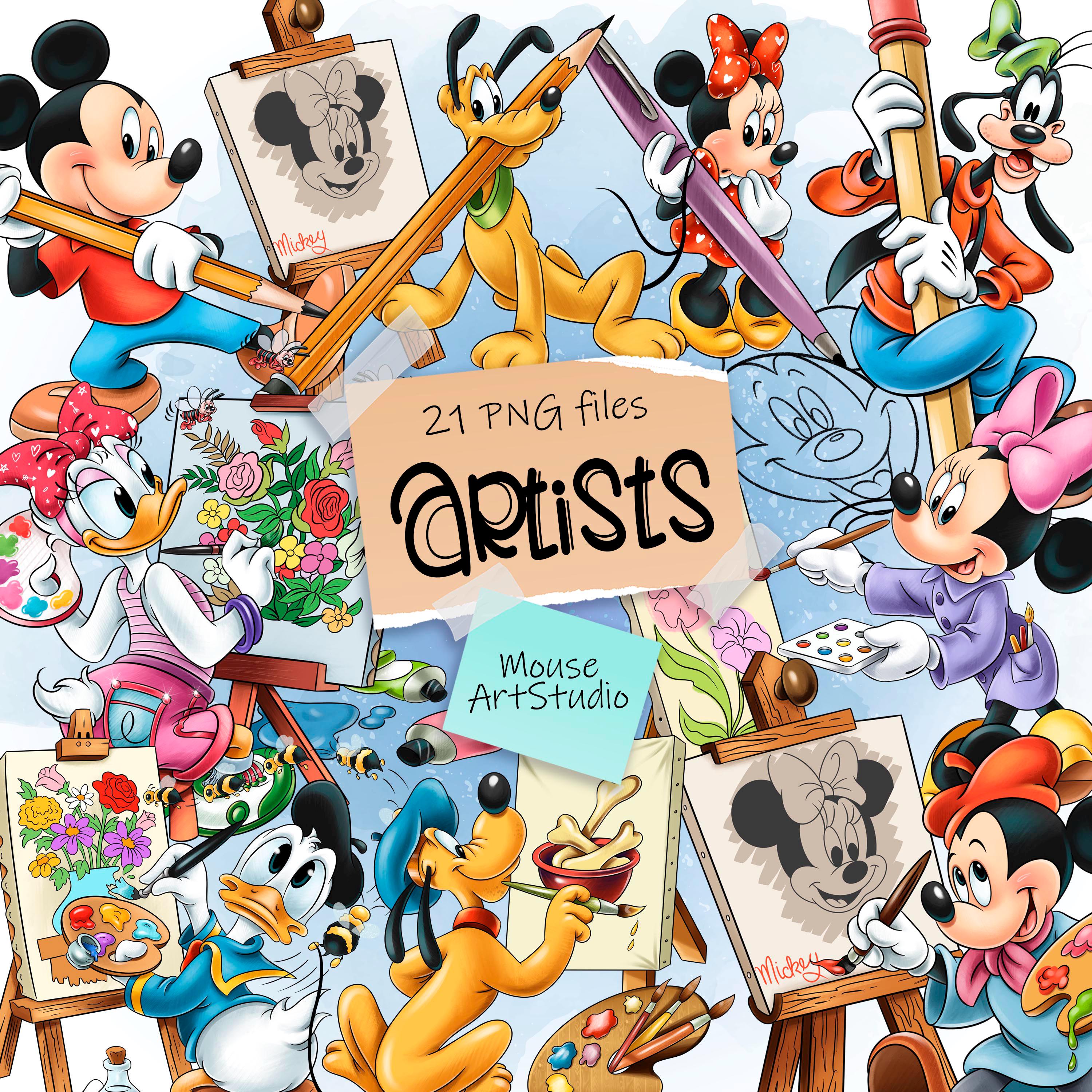 Disney - ミッキー　ミニー　ドナルド　デイジー　チップ　デール　グーフィー　プルート ミッキー、ミニー、グーフィー、プルート、ドナルド、デイジー
