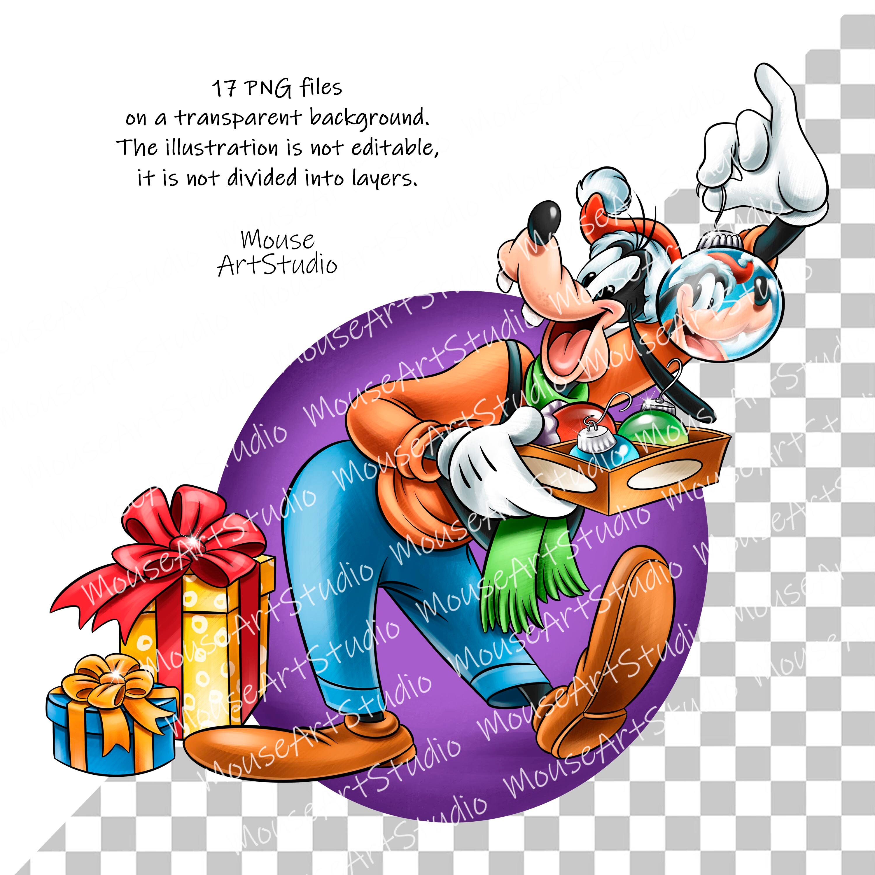 極美品　ミッキー&ミニー&ドナルド　休日のクリスマス　絵画　ロブ・カズ　付属完備 3Dポストカード ミッキー ミニー ドレスアップクリスマス S3727