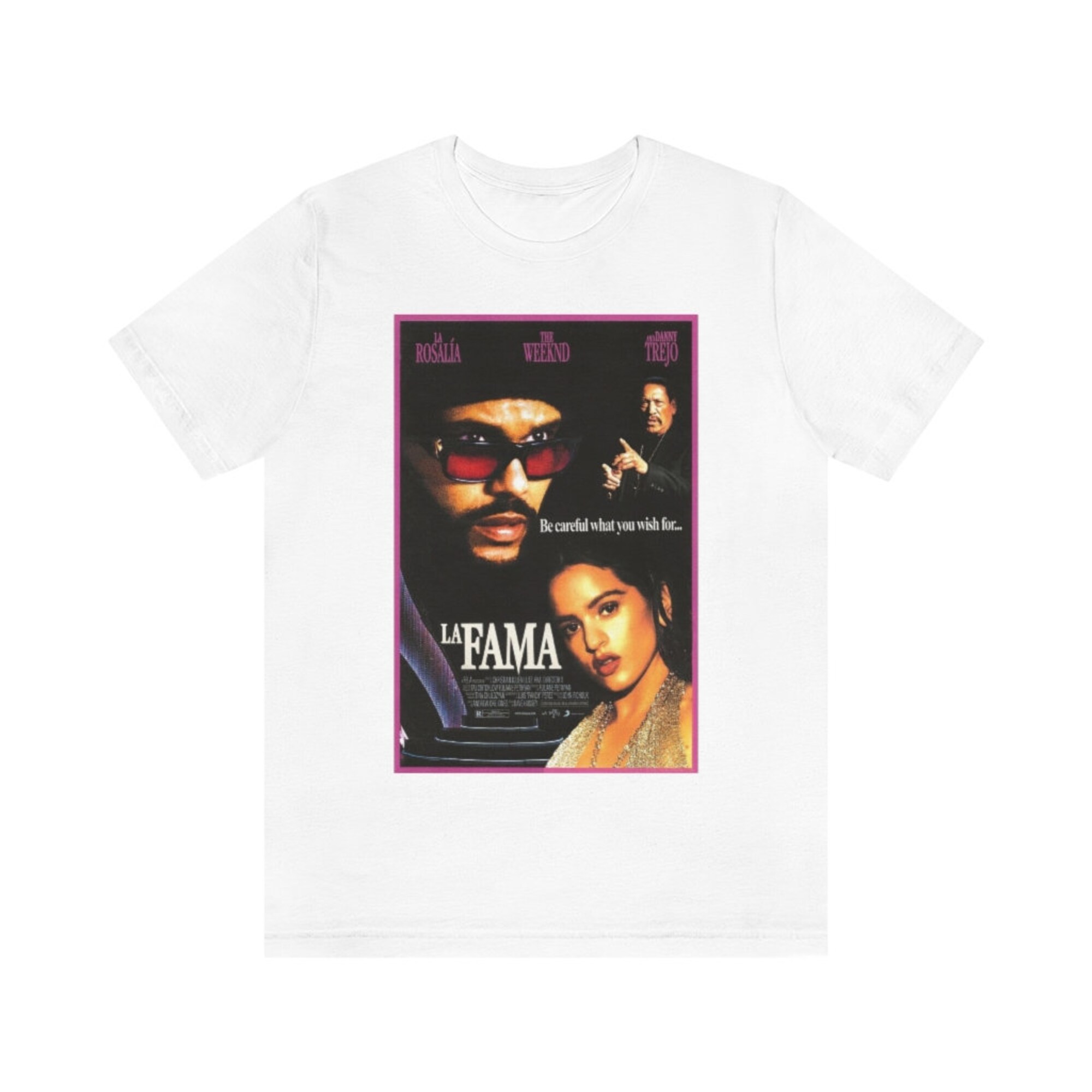 Discover Rosalia The Weeknd La Fama T-Shirt | Rosalia T Shirt | Reggaeton Shirt | Perreo Shirt | Band Tee | Unisex