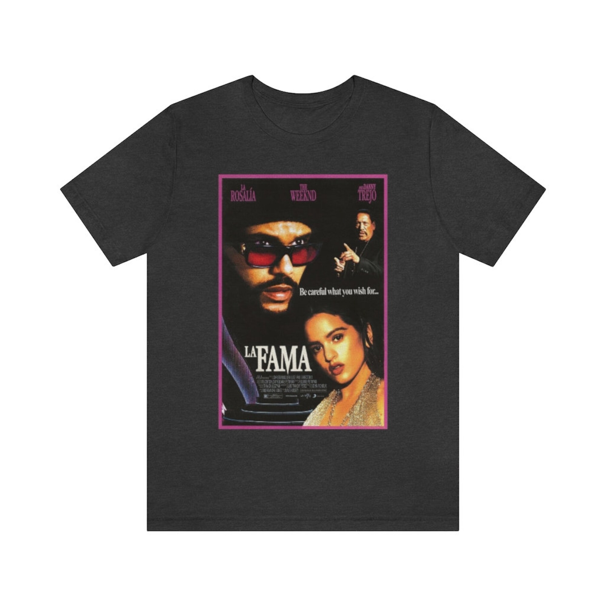 Discover Rosalia The Weeknd La Fama T-Shirt | Rosalia T Shirt | Reggaeton Shirt | Perreo Shirt | Band Tee | Unisex