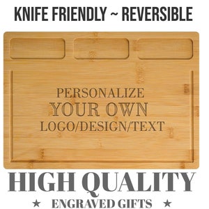 Personalized Cutting Board Wedding Gift, Bamboo Charcuterie Board, Unique Christmas Gift, Bridal Shower, Engraved Engagement Present