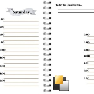 Agenda quotidien numérique Thème Or image 6