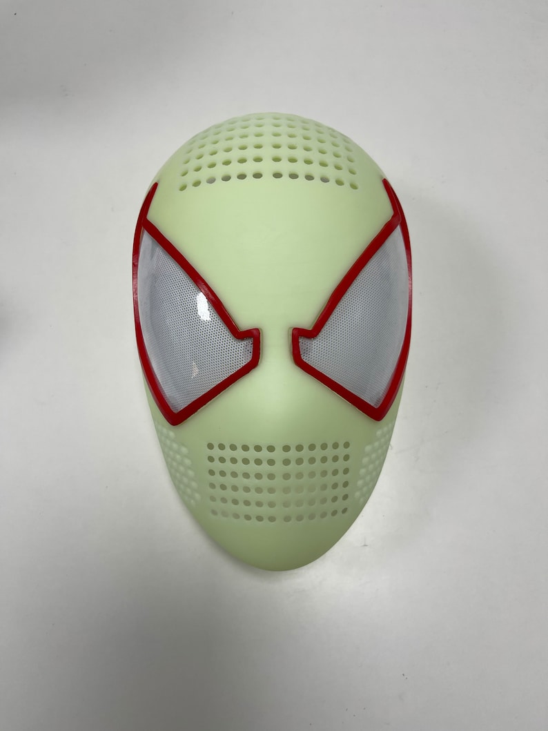 Scarlet Spiderman Face Shell and Lenses Scarlet Spider With - Etsy