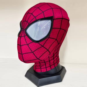 Tasm 2 Mask, Spider Man Mask, Cosplay, Christmas, Halloween, With Faceshell and Magnetic Lenses, Birthday Gift