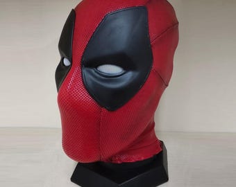 Customizable Deadpool Mask, Wearable Mask With Magnetic Lenses, Cosplay Mask, Gift For Him, Halloween, Birthday Gift