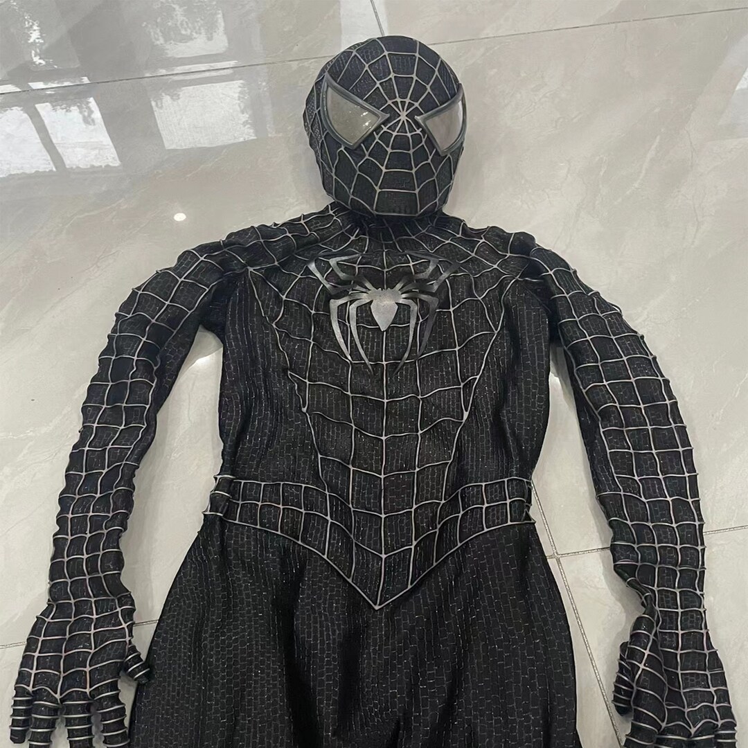 Spiderman Costume Cosplay Sam Raimi Spider Man Costume Adultes avec  Faceshell & 3D Rubber Web, Spider-man Wearable Suit Movie Prop Replica -   Canada
