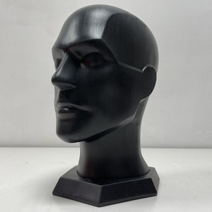 Mannequin Head Stand Helmet Stand Mask Stand Helmet Stand Iron Man Helmet Stand Spiderman Mask Stand Captain America Helmet Stand Black