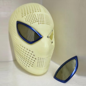 Spiderman 1 Face Shell, Tasm 1, Christmas, New Year Gift, Cosplay, With Faceshell and Magnetic Lenses, Customized Face Shell
