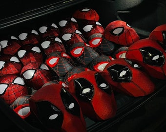 Personalize qualquer capacete do Homem-Aranha, máscara de RPG do Homem-Aranha, máscara personalizada e réplicas em tamanho real de adereços de filmes.