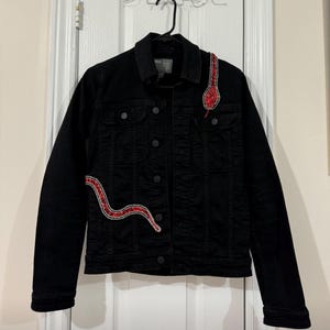 Gold Sequin Snake Patch - Reputation Inspired- Rhinestone Snake ...