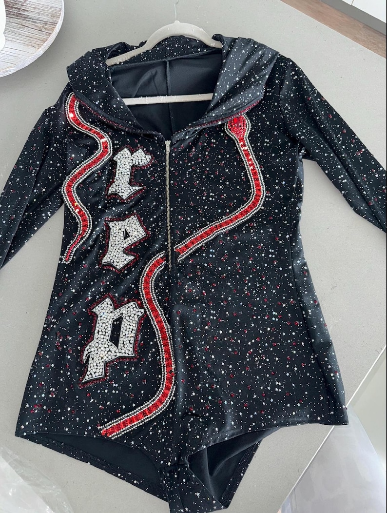 Gold Sequin Snake Patch - Reputation Inspired- Rhinestone Snake ...