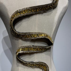 Gold Sequin Snake Patch - Reputation Inspired- Rhinestone Snake ...