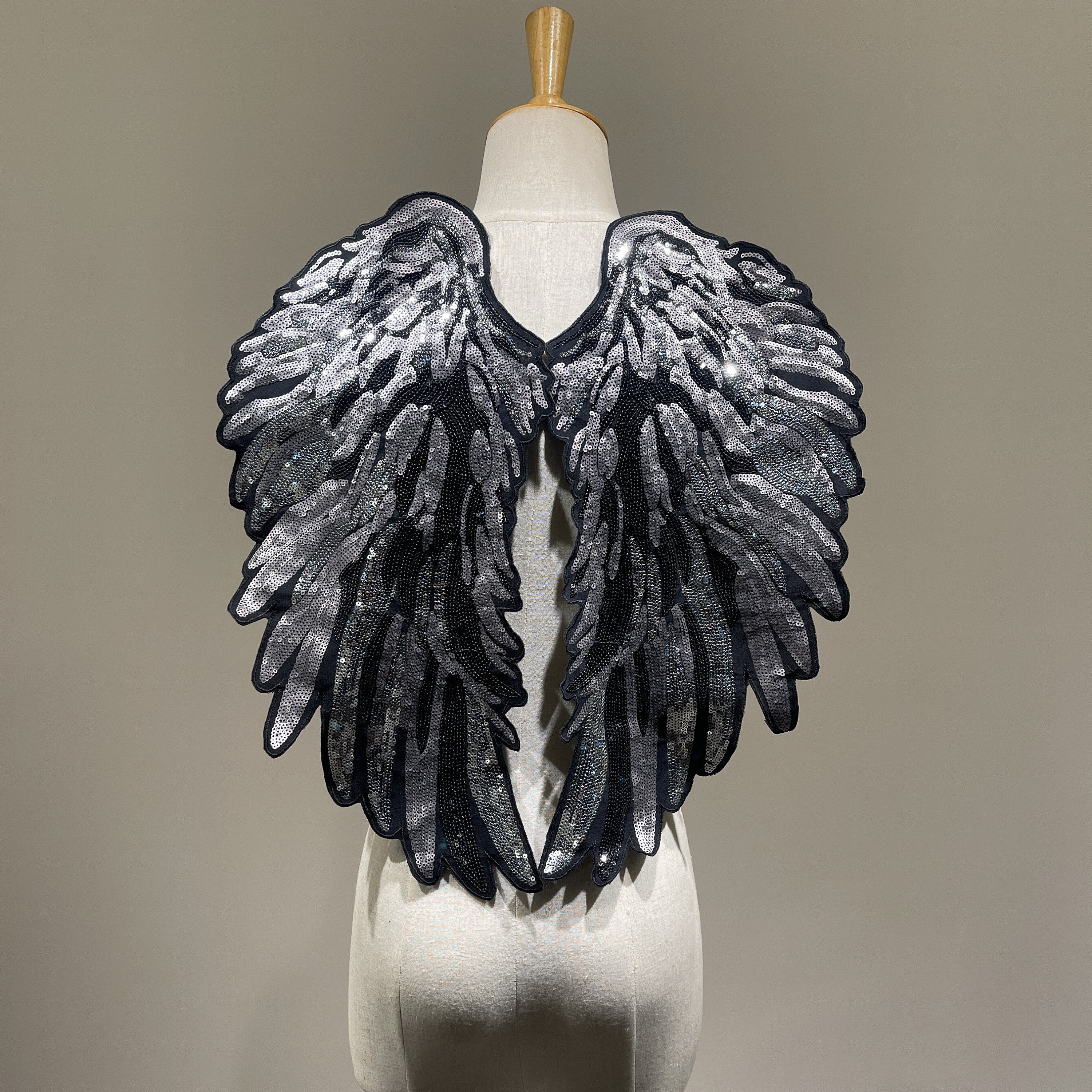 Performance Sequins Angel Wings Multi-color for Vintage Clothes Back ...