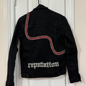 Red Sequin Snake Patch - Reputations Inspired - Rhinestone Snake ...