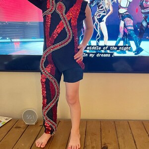 Red Sequin Snake Patch - Reputations Inspired - Rhinestone Snake ...