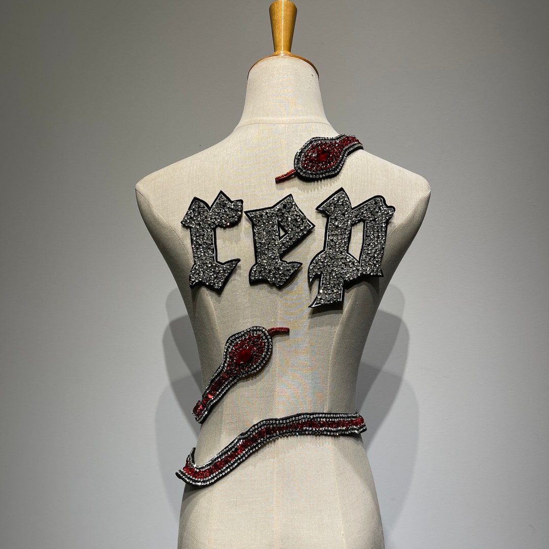 Taylor Sparkling Rhinestone REP Patch for Reputation Outfit Glitter ...