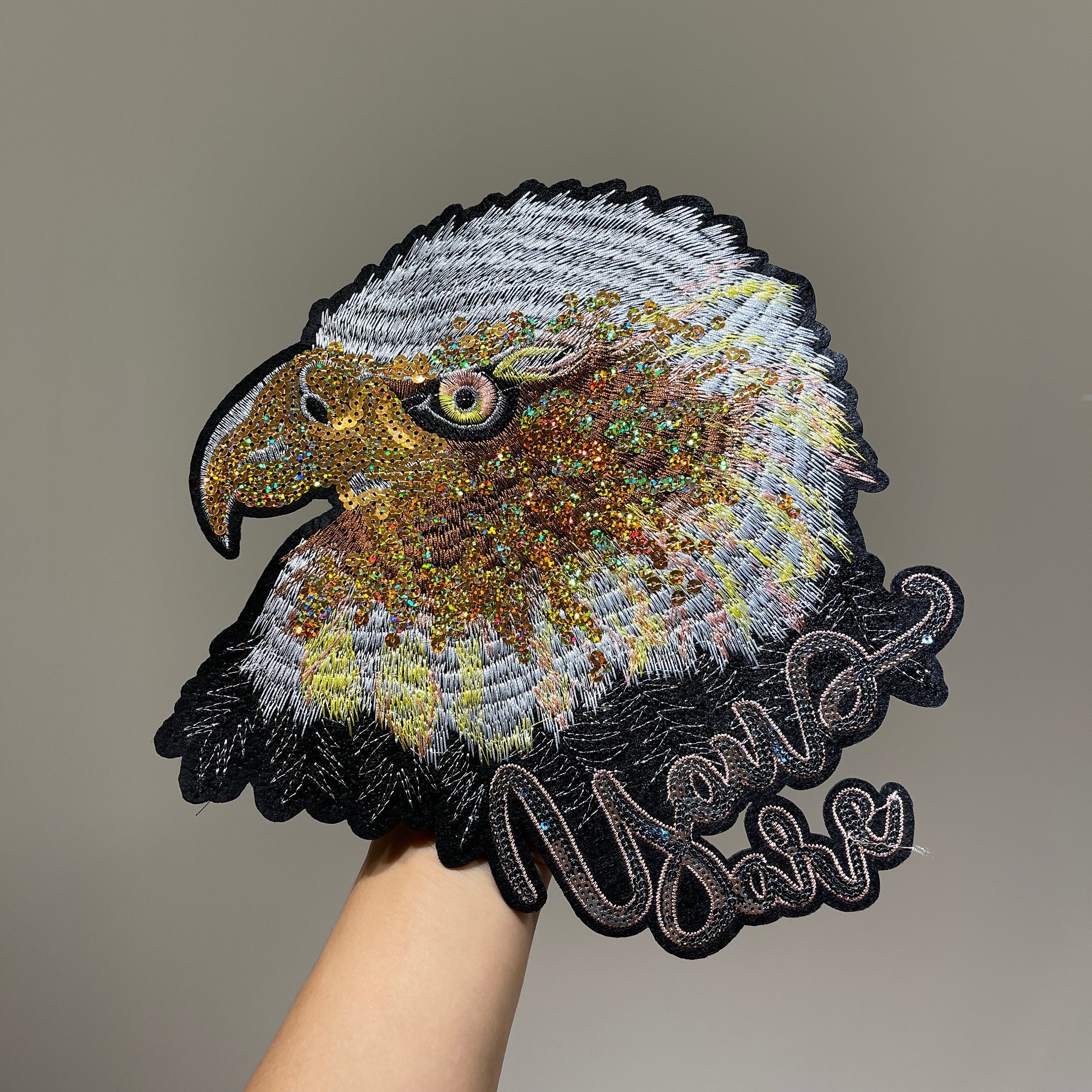 Sequin Eagle Etsy