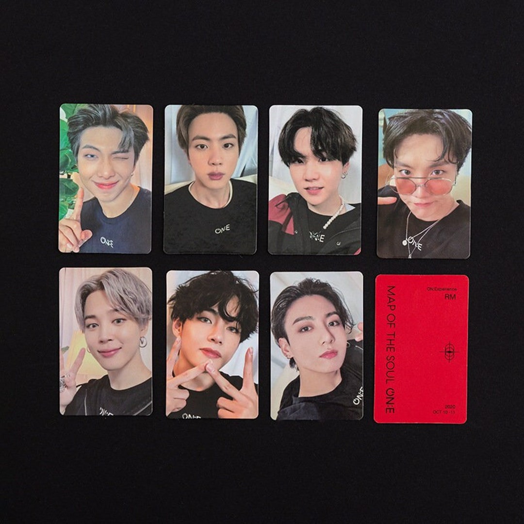 BTS Map of the Soul ONE Blu-ray Photocards, V Jimin Suga Jungkook J ...