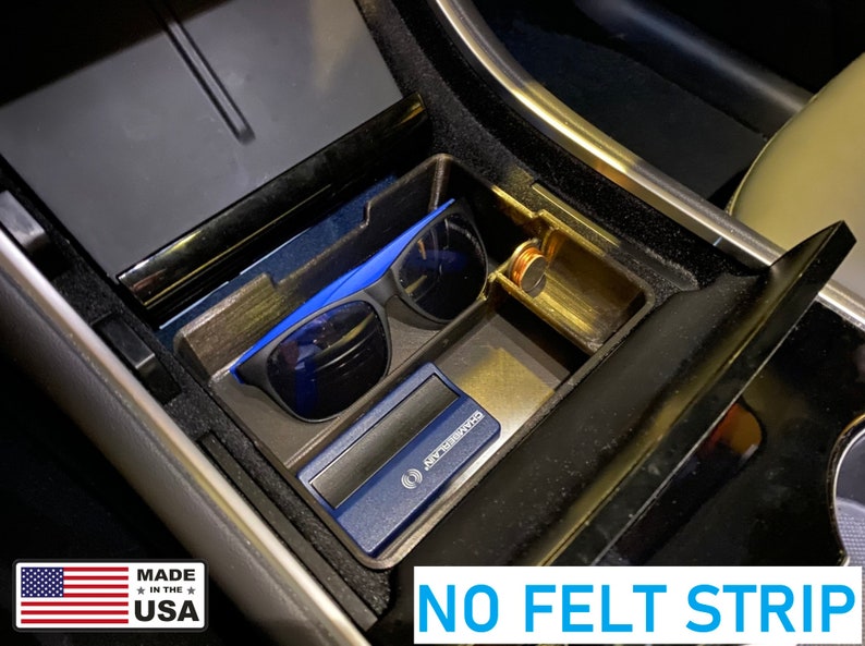 Tesla Model 3 and Model Y 20172021 Center Console Cubby Tray Insert