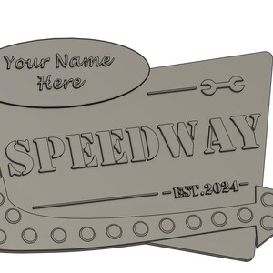 Custom Raceway/garage Car Sign - Etsy