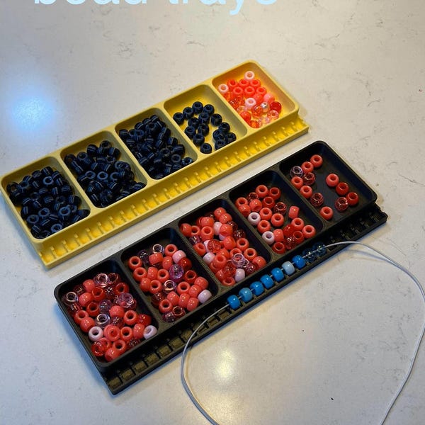 Pony Bead Bracelet Building Tool: DIY Craft Organizer