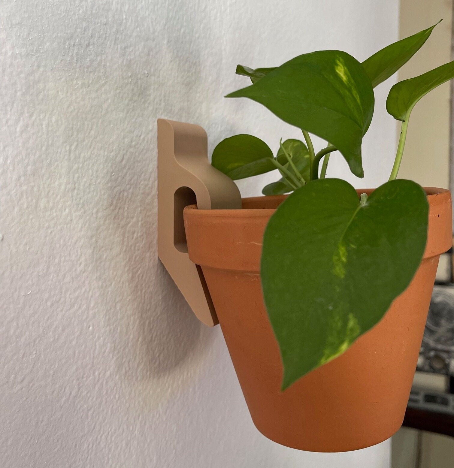 Terracotta Pot Wall Mount Plant Holder