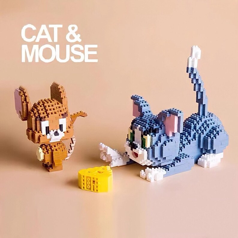 Lego Tom and Jerry Building Set LEGO 3D MODEL Etsy Australia