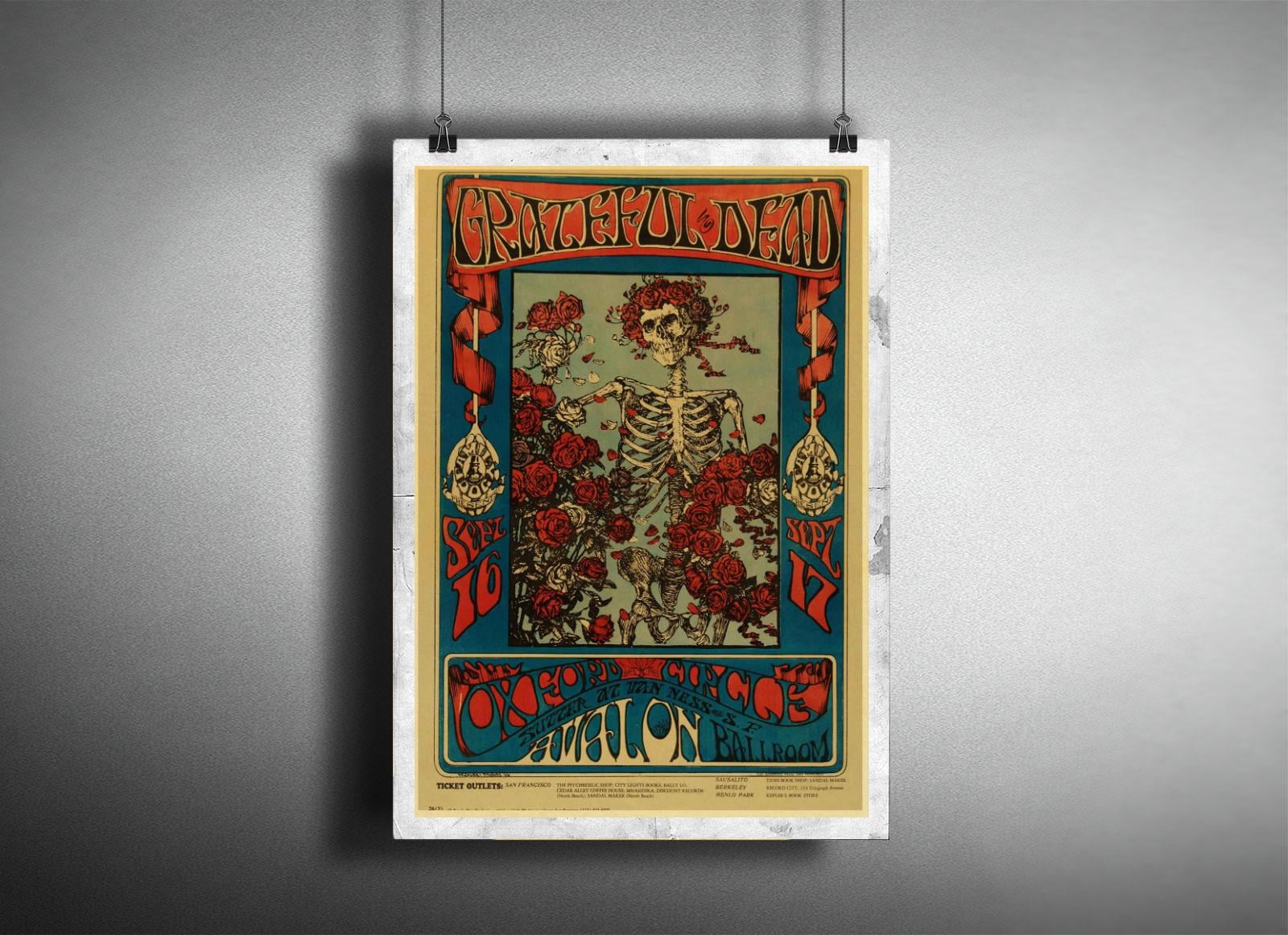 Grateful dead poster - Etsy 日本