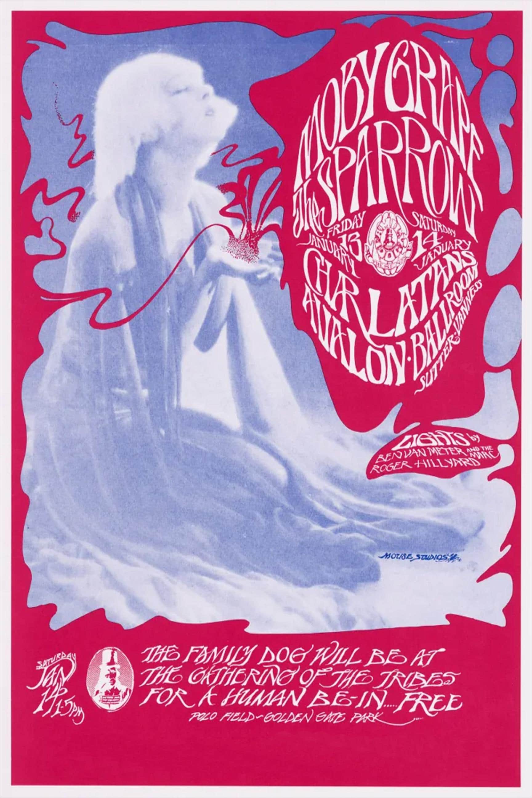 Vintage Psychedelic Rock Poster 60s Groovy Swirl Lettering Print Retro ...