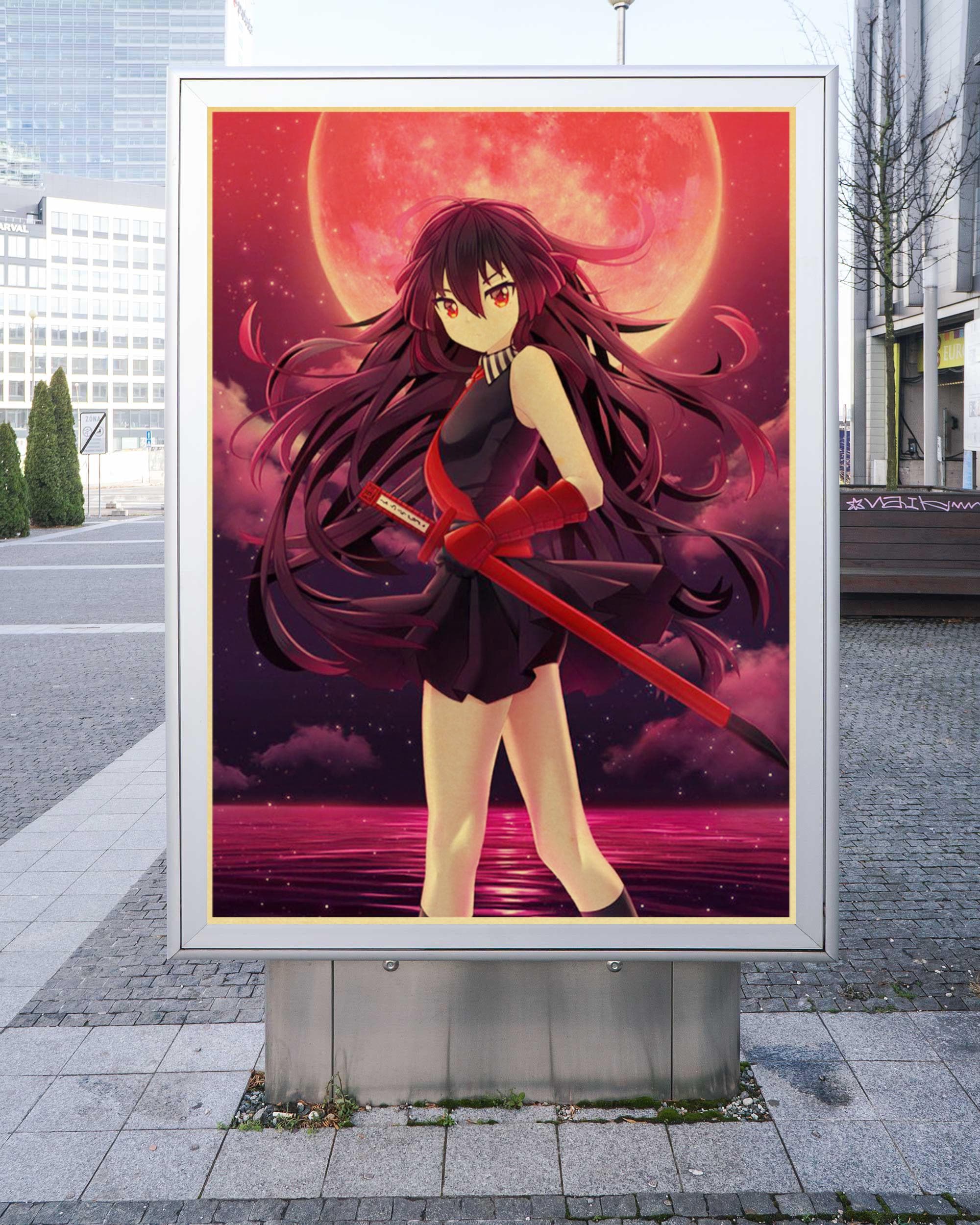 Vintage Akame Ga Kill Anime Wall Art Poster for Home Decor