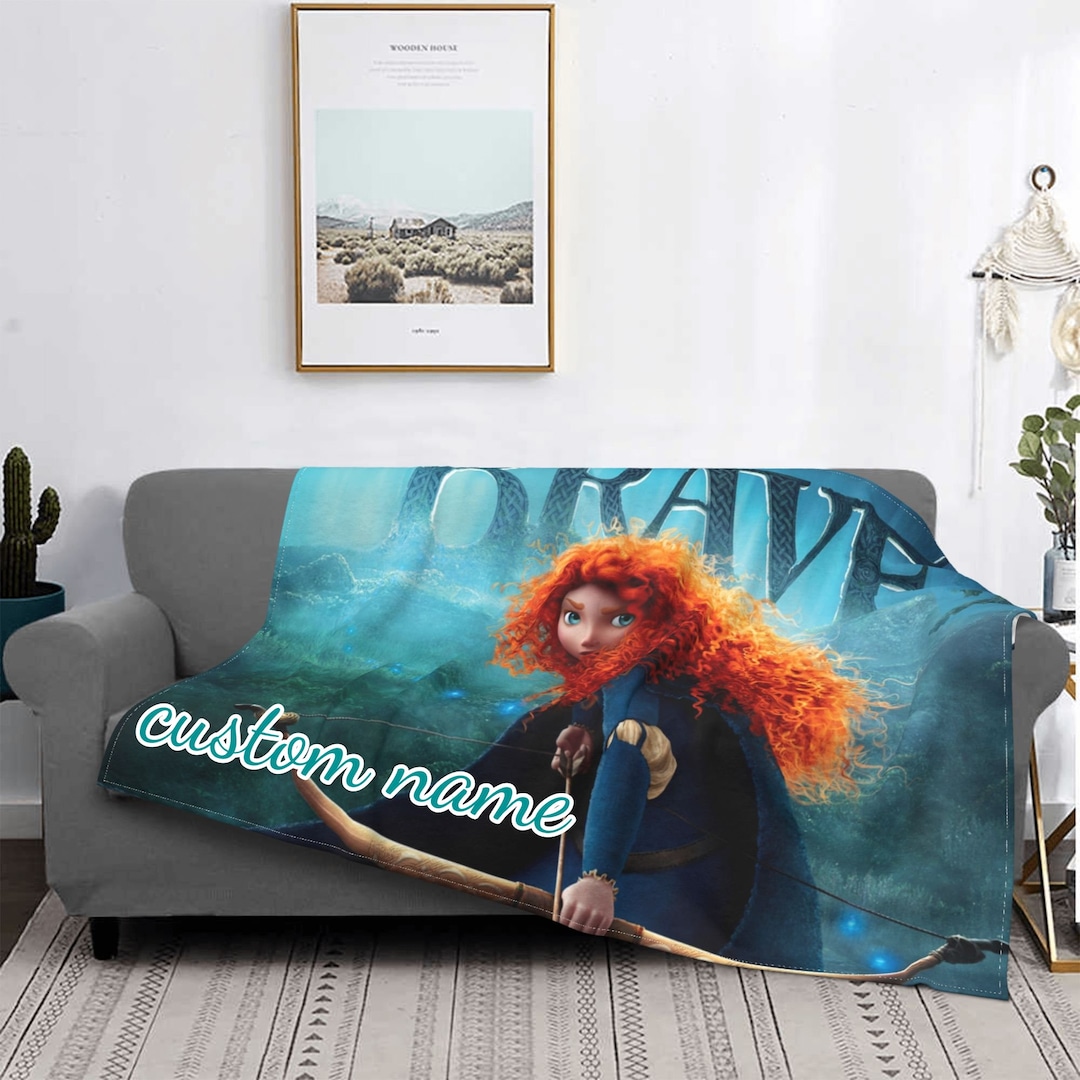 Custom Name Blanket Disney BRAVE Tapestry Personalized Blankets