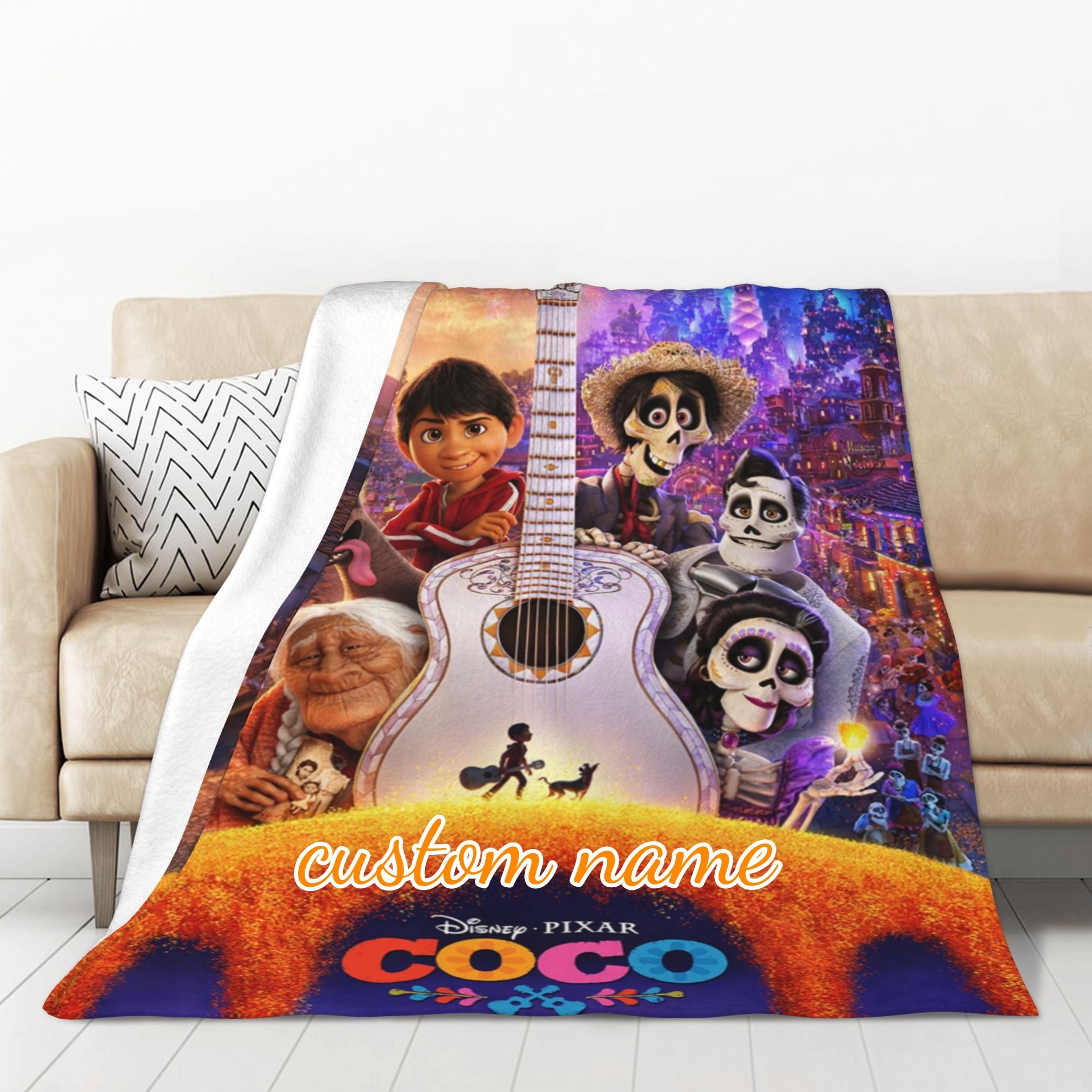 Disney coco blanket sales