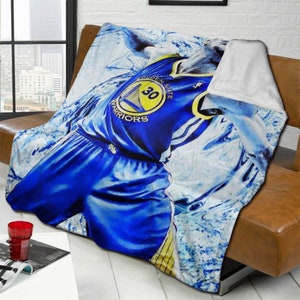Benutzerdefinierte Name Decke NBA Basketball Stephen Curry Wandteppich Personalisierte Decken Geburtstagsgeschenk Angepasste DIY