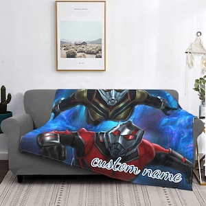 Nombre personalizado Manta Ant-Man And The Wasp Tapestry Mantas personalizadas Regalo de cumpleaños DIY personalizado