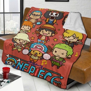 Custom Name Blanket Anime One Piece Tapestry Personalized Blankets Birthday Gift Customized DIY