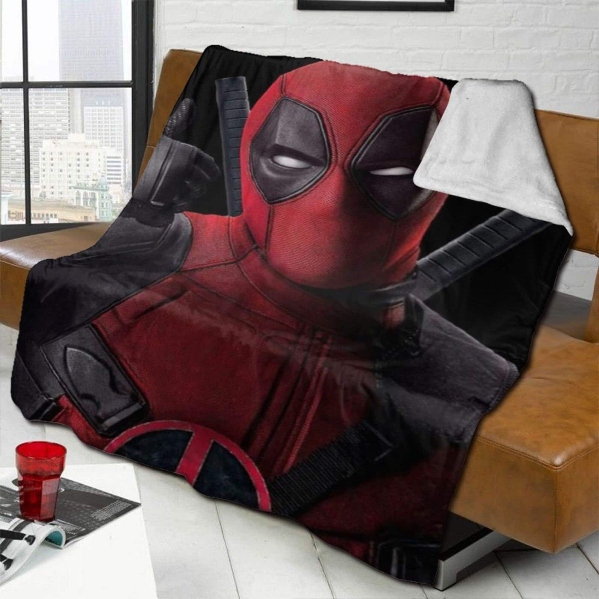 Discover Custom Name Blanket Marvel Movie Deadpool Tapestry Blanket