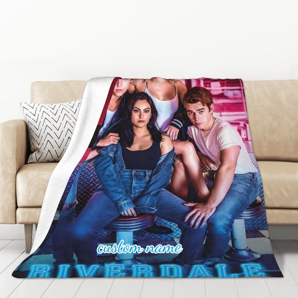 Custom Name Blanket Riverdale Tapestry Personalized Blankets Birthday Gift Customized DIY