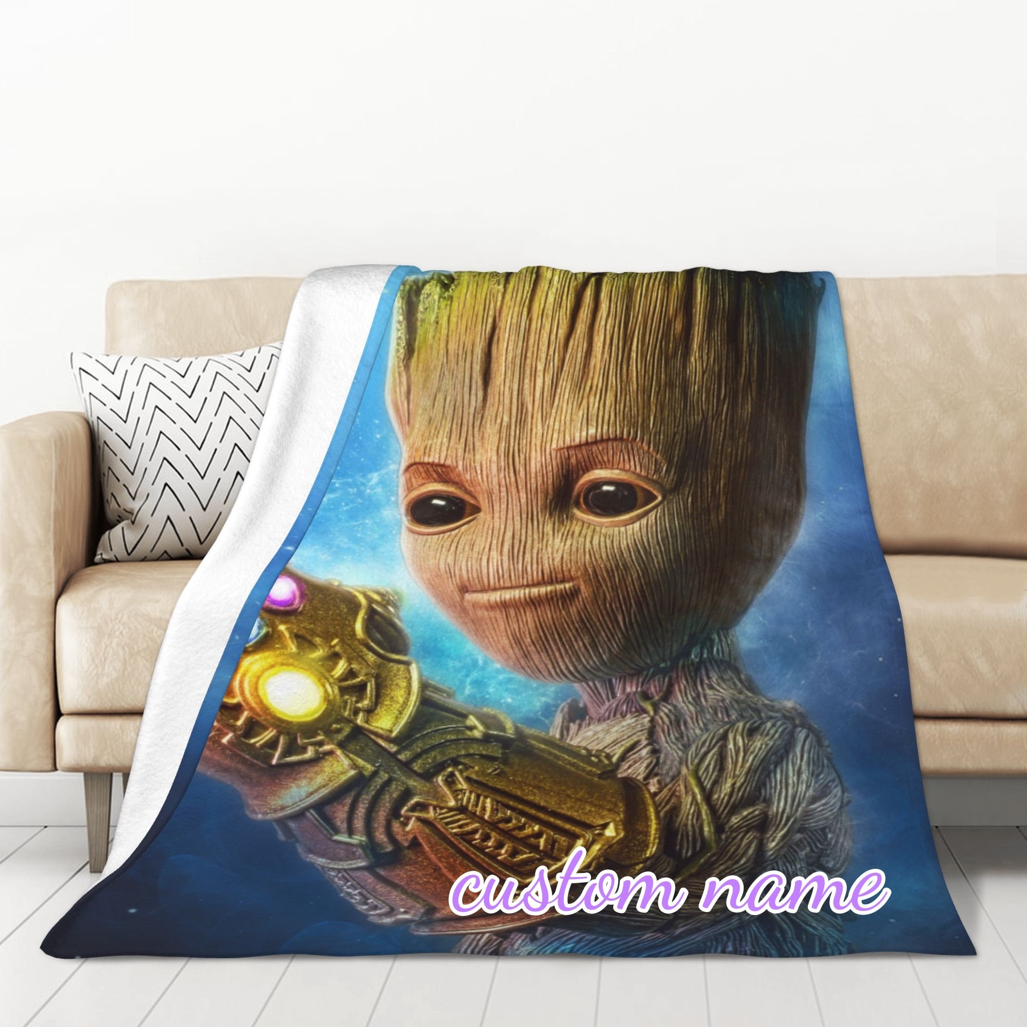 Baby yoda and outlet groot blanket