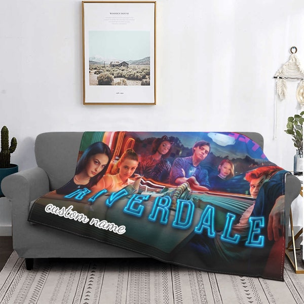 Custom Name Blanket Riverdale Tapestry Personalized Blankets Birthday Gift Customized DIY