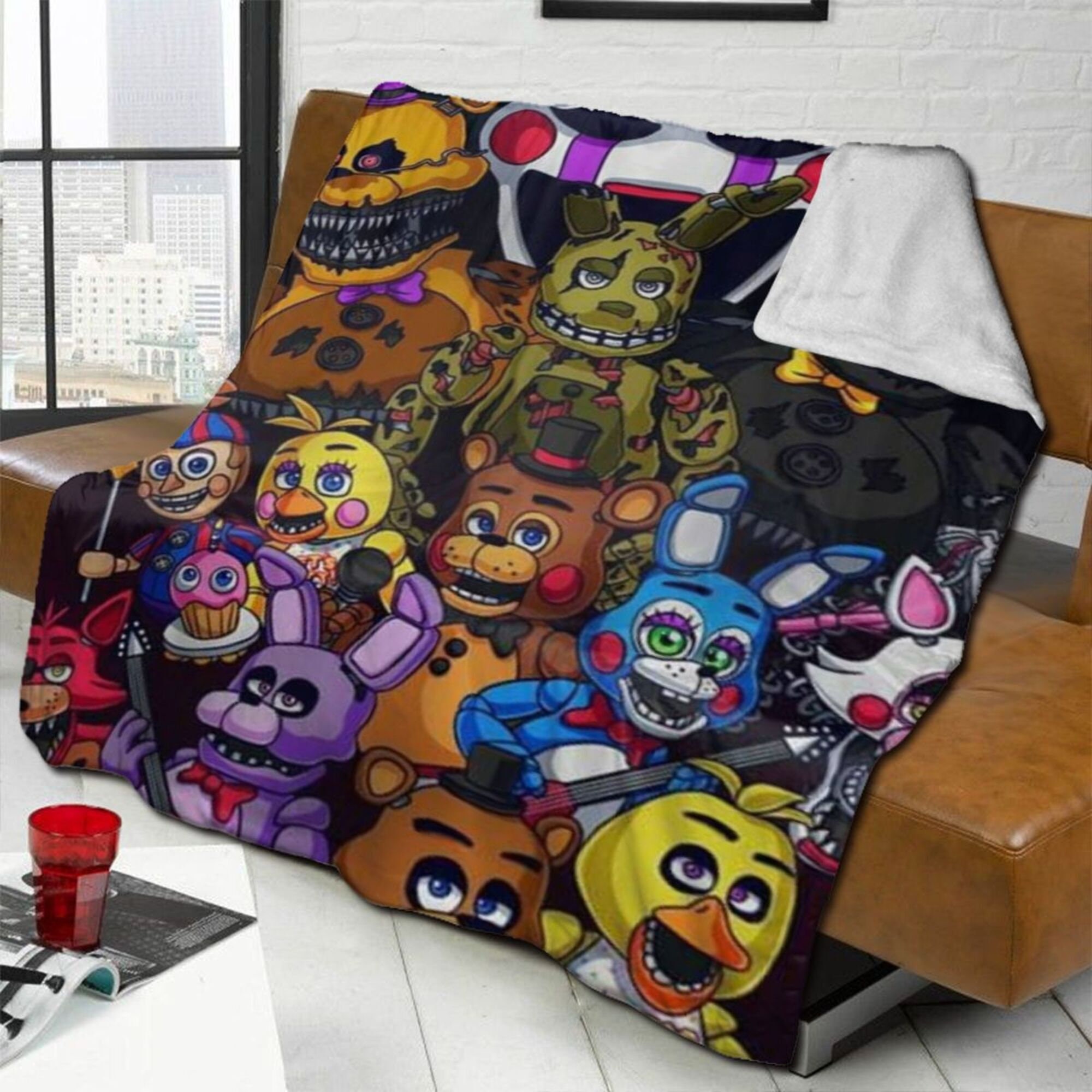 Five Nights at Freddy' Cotton Matting Bed Three Piece -  Hong Kong