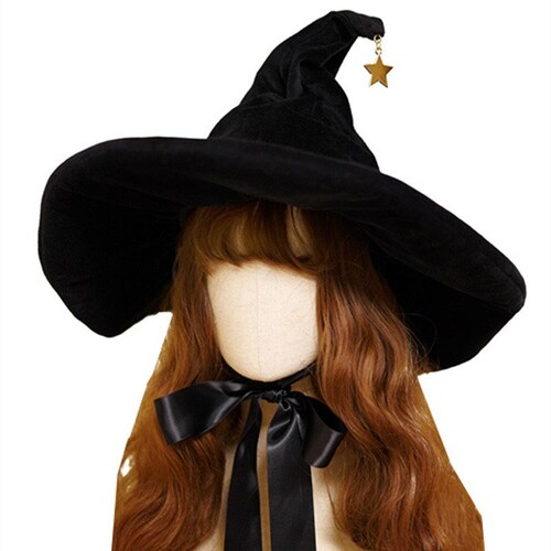 Women's Witch Hat Costume Wizard Hat Lolita Halloween Etsy